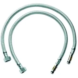 Grohe Druckschlauch 45484000 chrom, Ersatzteil, 2 Stück