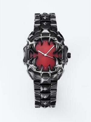 Fashion Sheath Denvosi Gothic Claw Detachable Quartz Watch Punk Street Style Accessory black Red