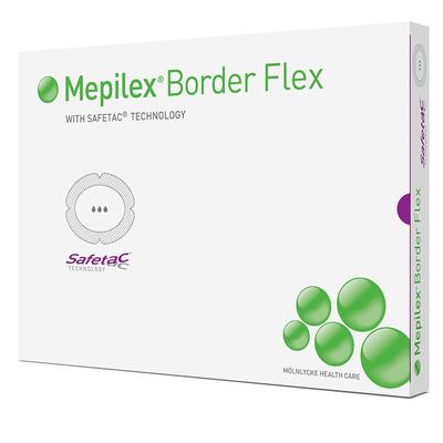 Mepilex Border Flex Schaumverb.haft.10x20 cm 10 St Verband
