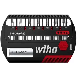 Wiha Bit Set BitBuddy TY-Bit 29 mm TORX 8-teilges Set 1/4 zoll C6,3 - 42136