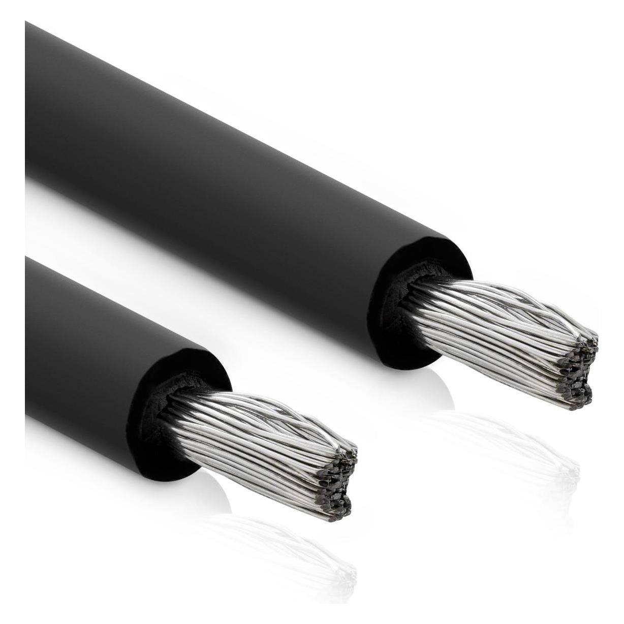 InLine Solar Installationskabel Meterware H1Z2Z2-K 4mm² schwarz 25m (Solarkabel) (94425S)