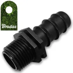 Schlauchanschluss AG 3/4'' für 20mm Perlschlauch Tropfschlauch Steckverbinder Bradas DSWA04-3420L