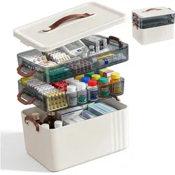 Relaxdays, Erste Hilfe Set, Medizinbox