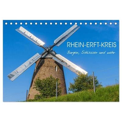 Rhein-Erft-Kreis - Burgen, Schlösser und mehr (Tischkalender 2027 DIN A5 quer), CALVENDO Monatskalender