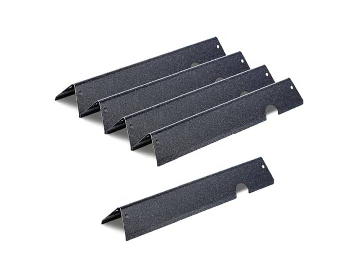 VEVOR Barres Cache-brûleurs 5PCs\, Déflecteur de Graisse pour Brûleur de 44 cm en Acier Émaillé\, Pièce de Rechange pour Weber Genesis II 310\, 315\, 335\, 340\, E/S 325s\, ES/SX 325s\, E/S 335\, EX/SX/EPX-335