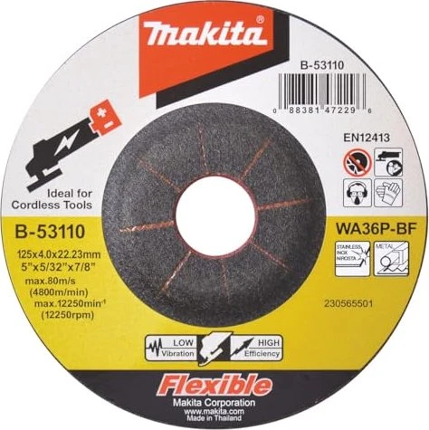Makita Grinding wheel 125mm Flexible