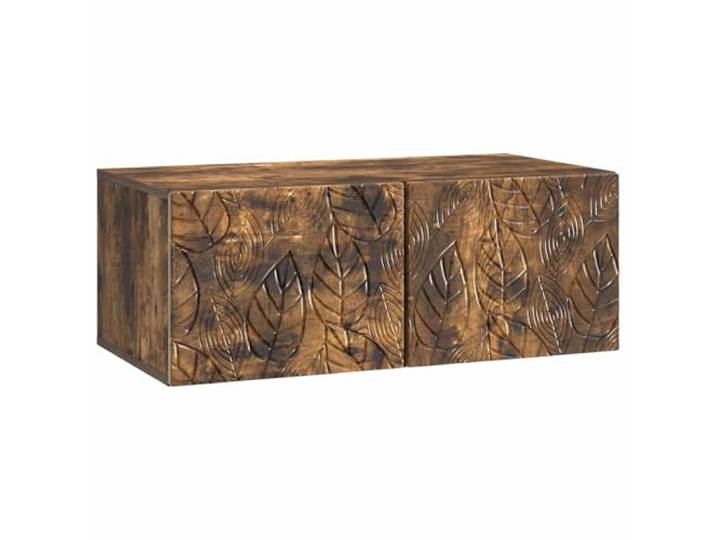 Makastle Hängender TV Schrank 98x41x30 cm Geräucherte Eiche