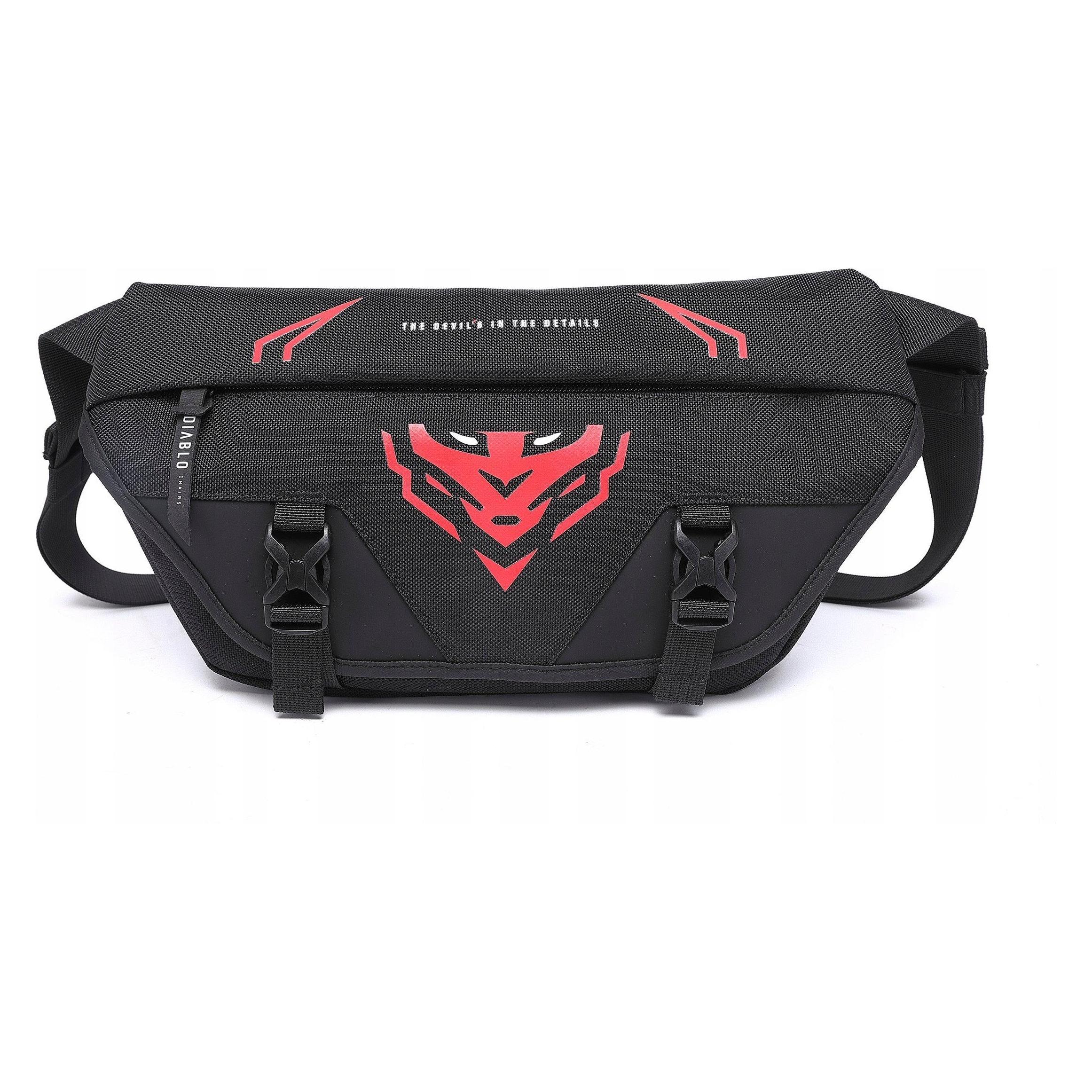 Diablo Chairs Duża nerka Bum Bag : czarna (5904405575024)