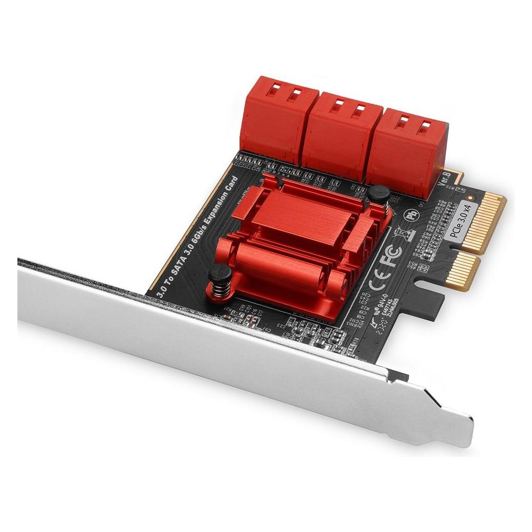 Axagon PCES-SA6 interface cards/adapter Internal SATA (PCES-SA6)