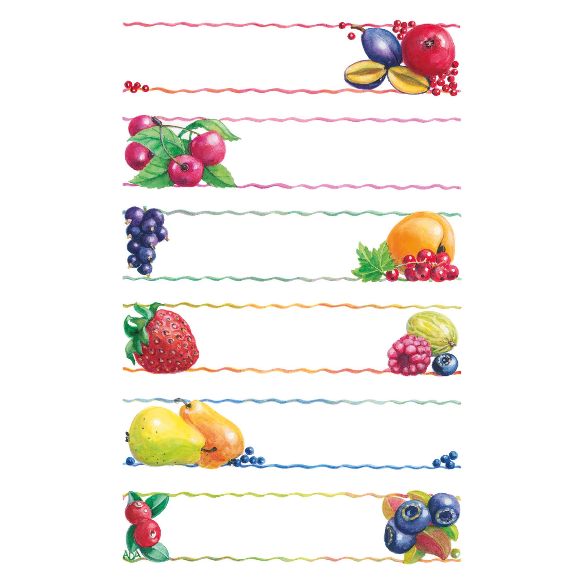 Z-Design Aufkleber Home Obstrahmen (18 Sticker) (59473)