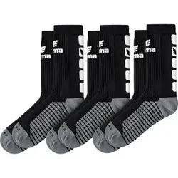 ERIMA Fußball - Teamsport Textil - Socken 3-Pack CLASSIC 5-C Socken, Größe 39-42 in Schwarz Schwarz