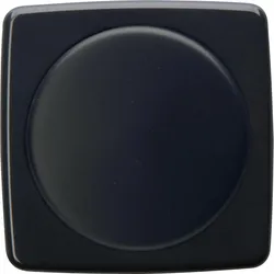 Kopp 335215182 RIVO- Abdeckung für Dimmer mit Druck-Wechselschalter, Farbe: anthrazit