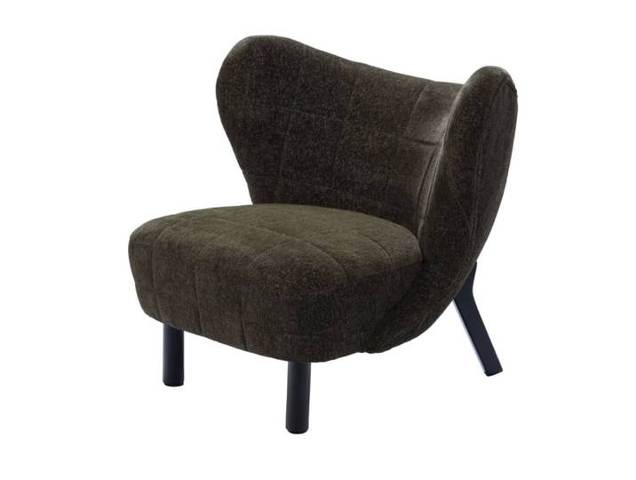 Fauteuil Kaki vert en tissu