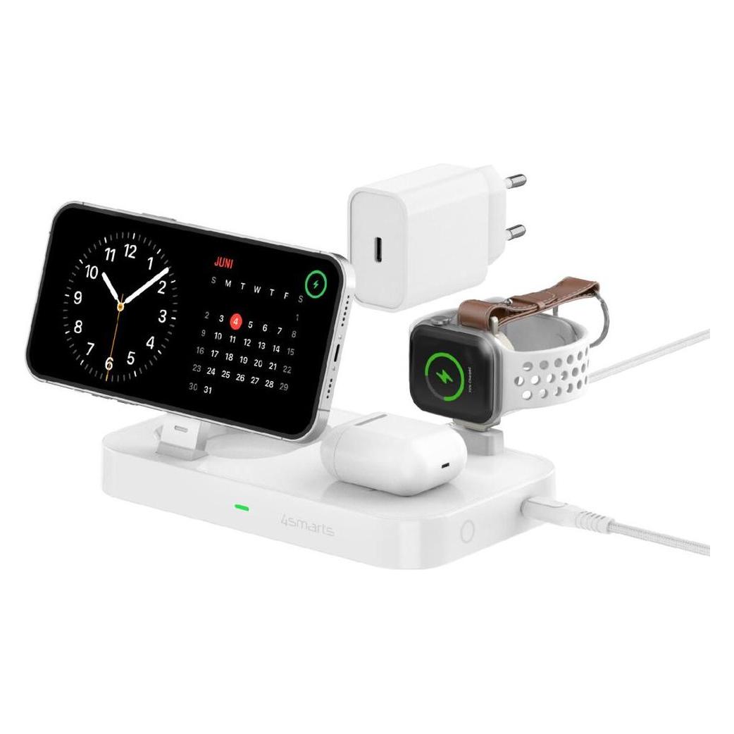 4smarts Wireless Charger Qi2 Ladestation Trident, Induktion (25 W) (4S540994)