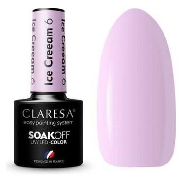 Claresa Eiscreme UV-Nagellack 5ml - 6er-Pack (Tint 6) (45395036)