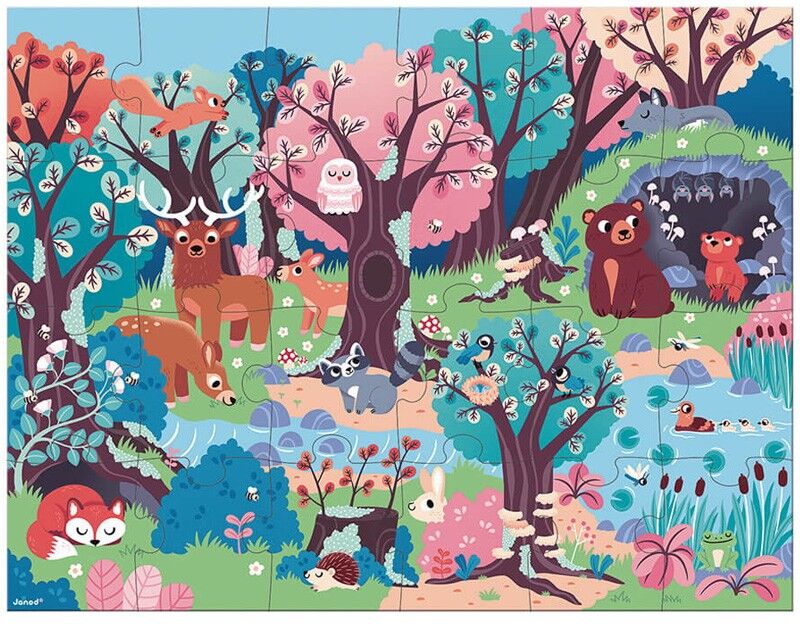 Puzzle magique La Forêt 24 pcs - Janod