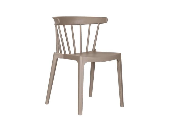 Nachhaltiger Design In-/Outdoorstuhl „Bliss“ Taupe De Eekhoorn