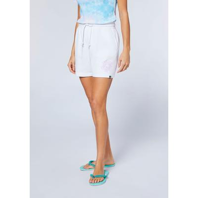 Jogginghose CHIEMSEE, Damen, Gr. XS (32), Normalgrößen, weiß, 80% Baumwolle, 20% Polyester, Hosen Jogginghose