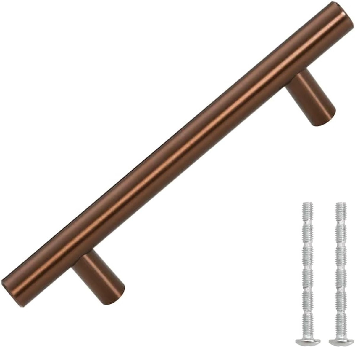 10x Rvs Handgrepen 96mm Brons Kleur - Kastgrepen voor Keuken, Kastdeur en Meubels