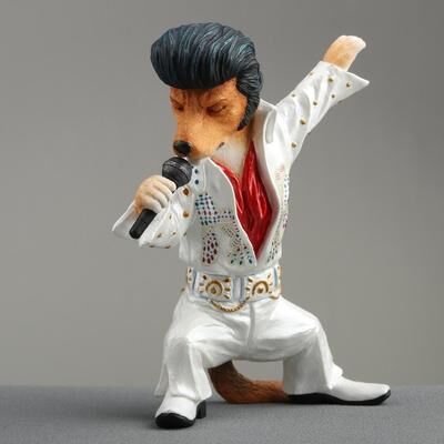 Veronese Design 4.72 inches Height Polyresin the Hound Dog Multicolor Finish Figurine