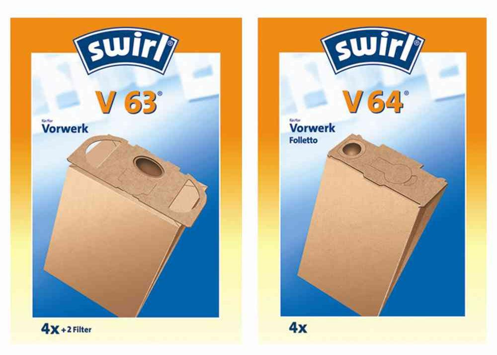 Swirl MicroPor Filtration V 63 Staubsaugerbeutel 559091