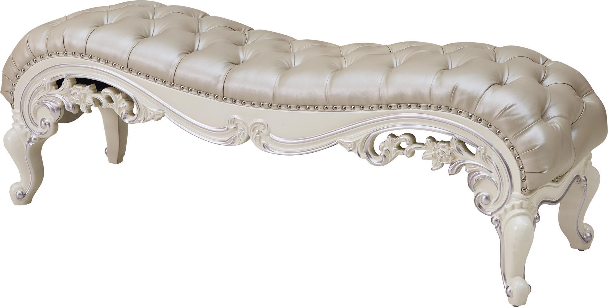Sitz Polster Bank Polster Sitz Hocker Bank Echtholz Designer Chesterfield