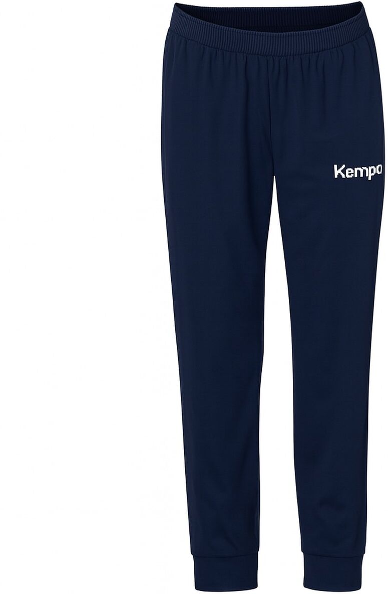 Sporthose KEMPA "Trainingshose LITE TRAINING PANTS WOMEN", Damen, Gr. XL, US, blau (marine, weiß), Obermaterial: 100% Polyester PES., Hosen Sporthose