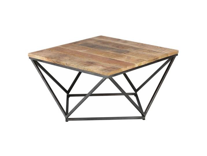 INDUS - Table Basse Carrée Pivoté