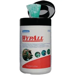Wypall Reinigungstücher feuchte Wischtücher Box mit 50 Stück, Reinigungsutensil, Grün