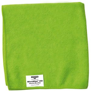 Unger Allzwecktuch SmartColor MicroWipe 200, 40 x 40 cm, aus Mikrofaser, grün, waschbar, 10 Stück