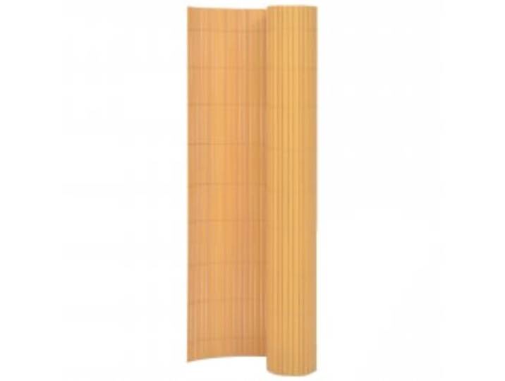 vidaXL Gartenzaun Doppelseitig 110x300 cm Gelb