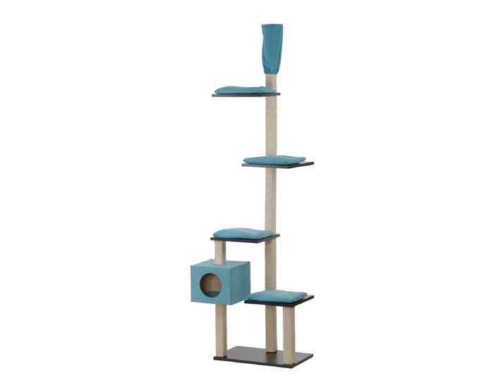 Katzenbaum Bashira 47 x 260 x 73cm Türkis