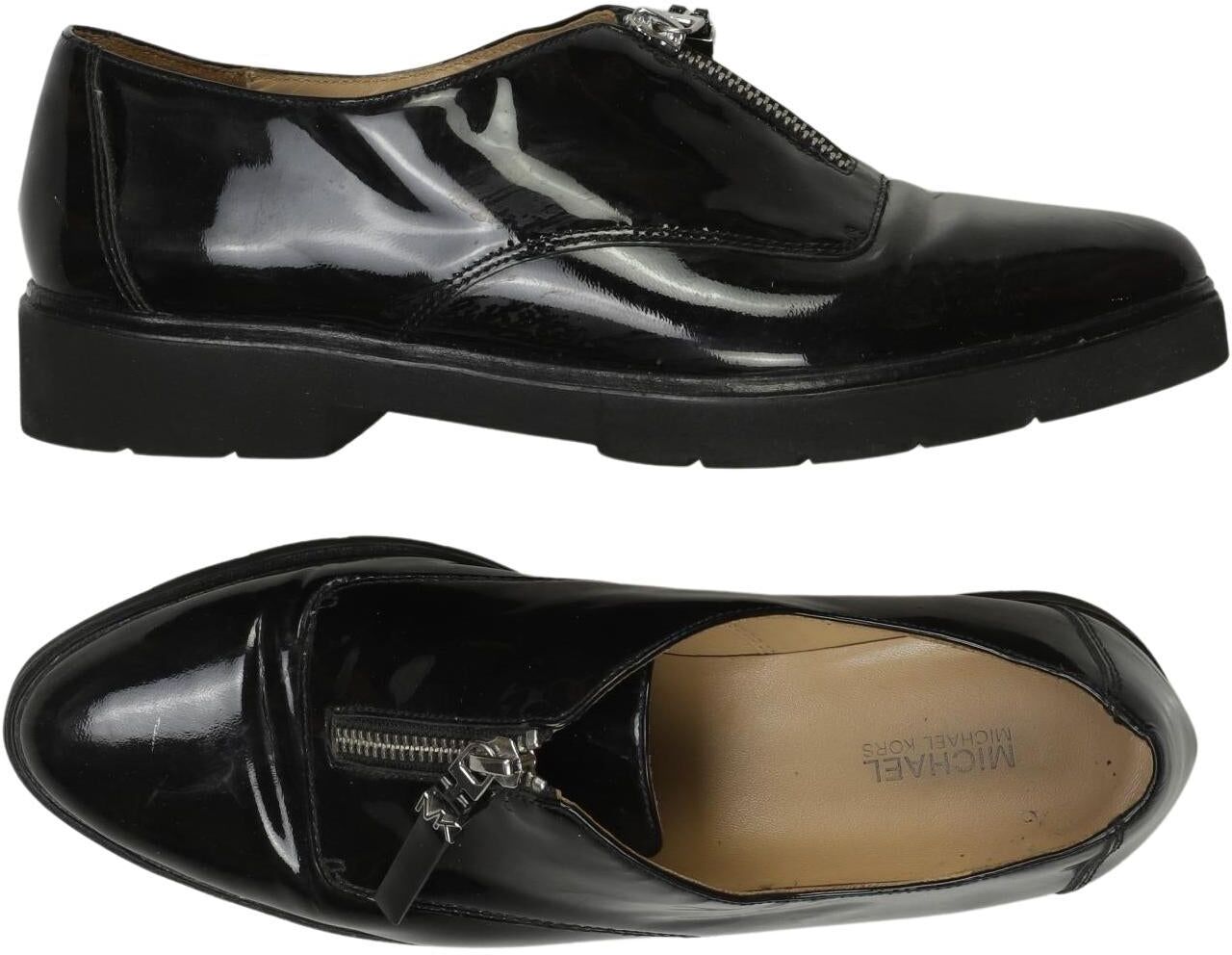 Michael Michael Kors Damen Halbschuh, Schwarz, Gr. EU 38, Leder - Second Hand
