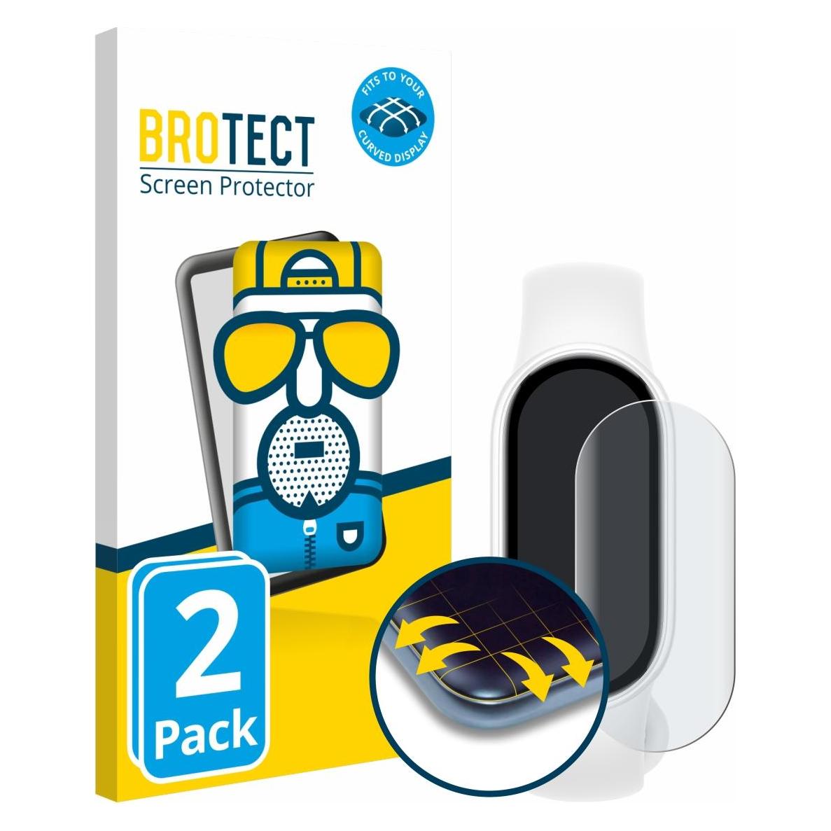 Brotect Fullscreen für Xiaomi Smart Band 10 Ceramic Edition Schutzfolie Displayschutz Folie Matt (5660532)