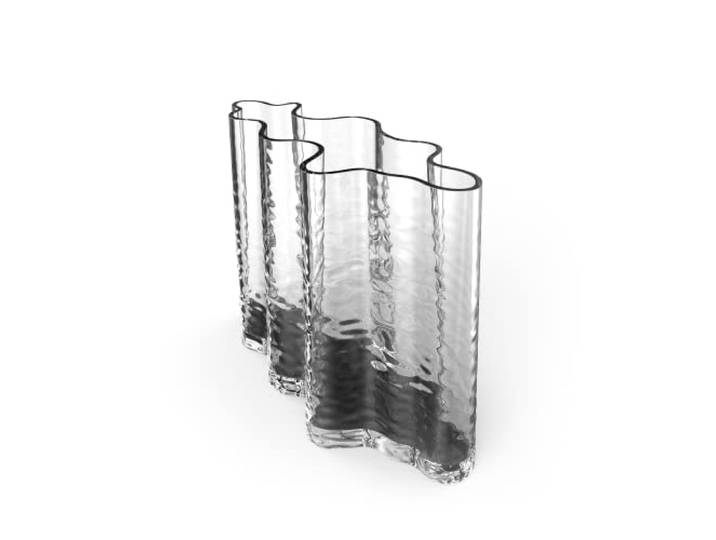 Cooee Design Gry Vase en Verre Transparent 24 cm