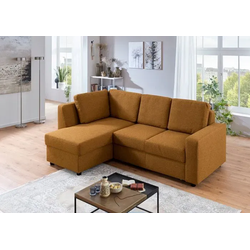 Ecksofa Multiflex Plus Stoff Gelb Mustard