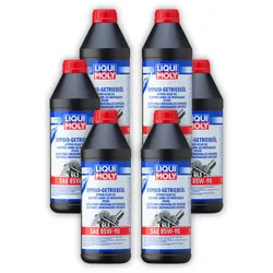 6x Getriebeöl LIQUI MOLY 1035 Hypoid GL5 SAE 85W-90 Achsantrieb Achs Getriebe Öl 1L