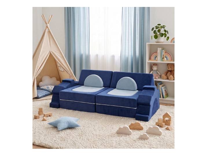 Jiexi Kindersofa Modulares Kindersofa, klappbare Kindercouch für Kinderzimmer