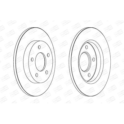 Champion Bremsscheibe [Hersteller-Nr. 562560CH] für Mazda