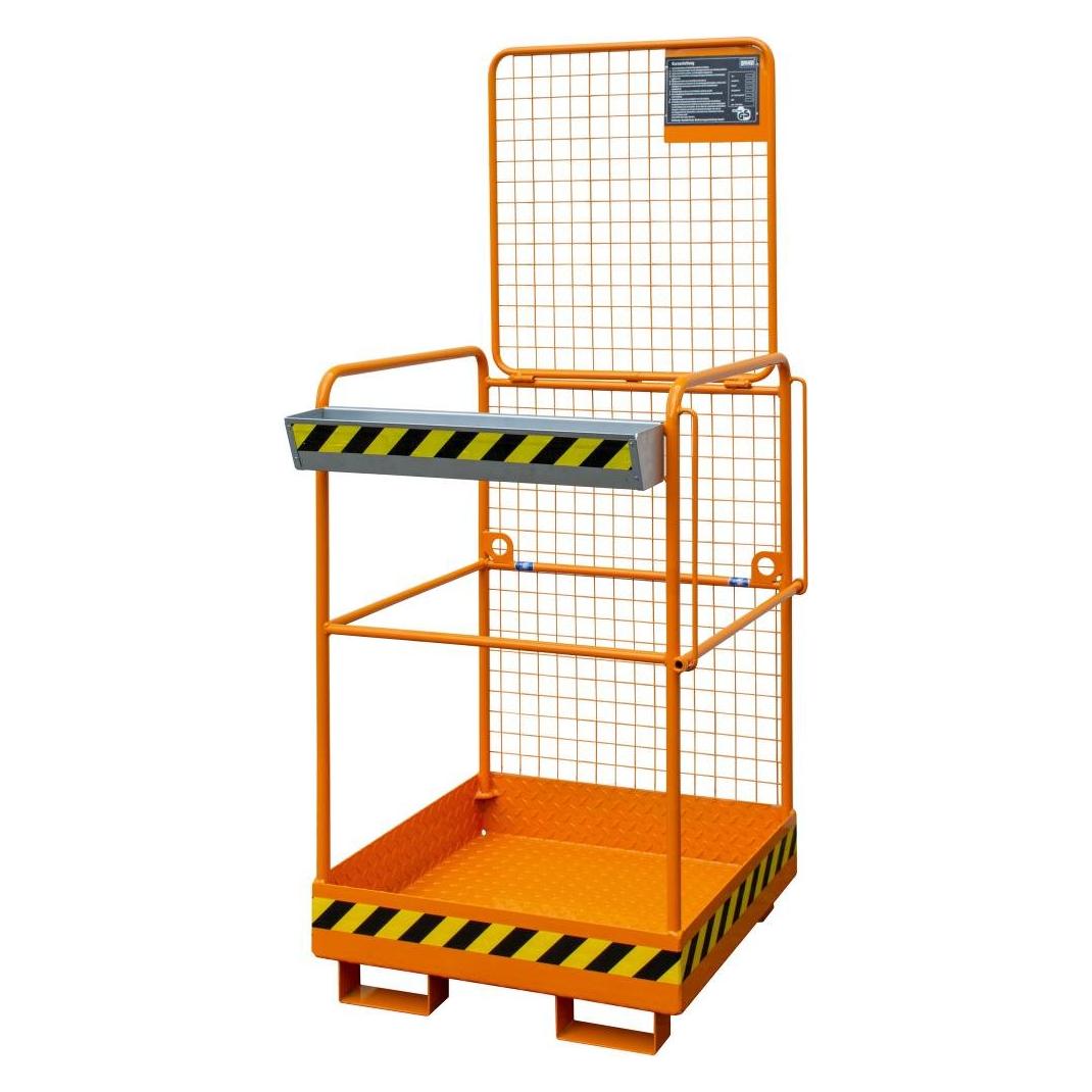 Bauer Südlohn Bauer Sicherheitskorb für Arbeitsbühne SIKO G 1040 x 1230 mm Gelborange (300 kg) (228202)