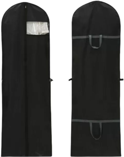 INF Faltbare Kleiderhülle - Schützen Sie Ihre Kleidung mit Stil Schwarz