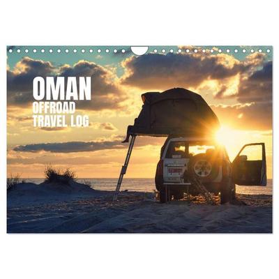 OMAN Offroad Travel Log (Wandkalender 2027 DIN A4 quer), CALVENDO Monatskalender
