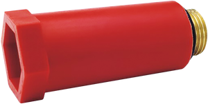 U.S.H, Bielefeld Bouchon de construction USH 025001 2000 / 2 ", rouge, filetage laiton
