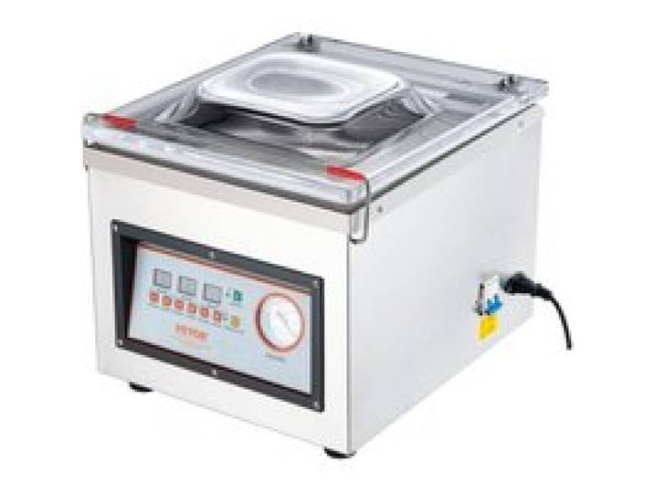 VEVOR Machine à emballer sous vide à chambre 320 W machine d'emballage sous vide taille compacte 320 mm dans la cuisine domestique et pour un usage commercial pour aliments humides, viandes, marinades