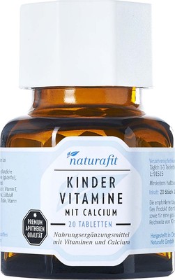 NaturaFit GmbH NATURAFIT Kindervitamine m.Calcium Lutschtabletten 40 g 00496828