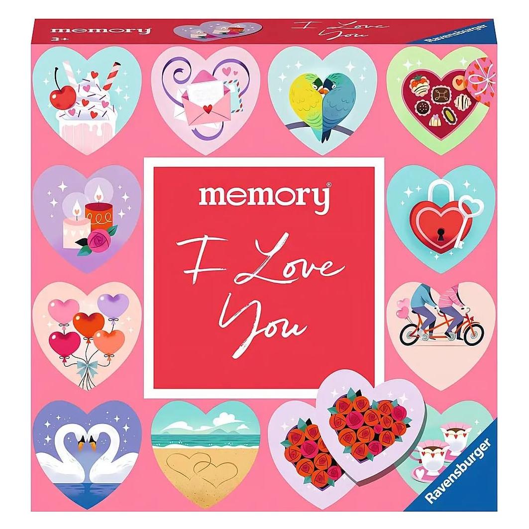 Ravensburger moments memory I love you - 22398 - Spieleklassiker - 24 in Herzform (Deutsch, 2 - 6 Spieler) (22398)