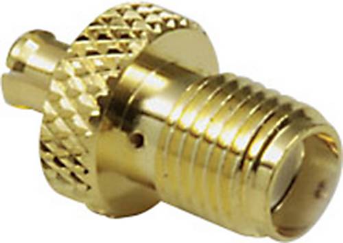 TRU Components 1579350 MCX-Adapter MCX-Stecker - SMA-Buchse 1St.