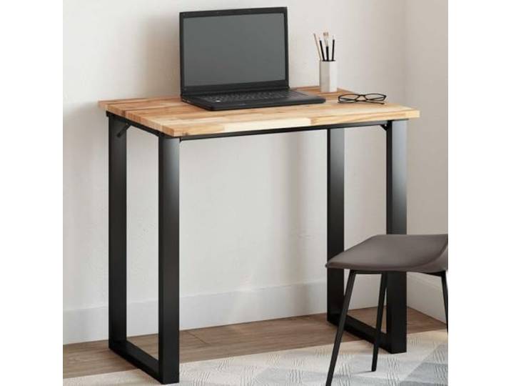 PTUGUOF Tischplatte Rechteckig 100x60x2 cm Massivholz Akazie Unbehandelte Oberfläche, Vielseitig für Esstisch, Bistrotisch, Couchtisch, Pflegeleicht