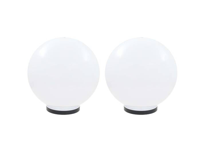vidaXL LED-Gartenleuchten 2 Stk. Kugelförmig 40 cm PMMA