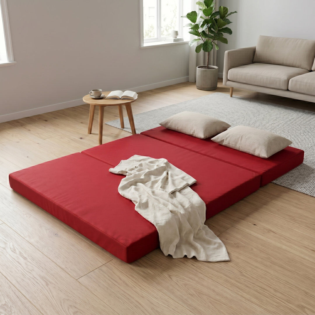 Dull Symple Stuff Small Double (4') Foam Mattress Red